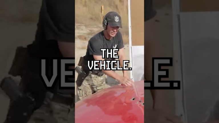 How do bullets bounce off cars? #pewpew #military #tip #reels #youtubeshorts