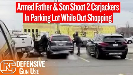 Armed Father & Son Shoot 2 Carjackers While Out Shopping