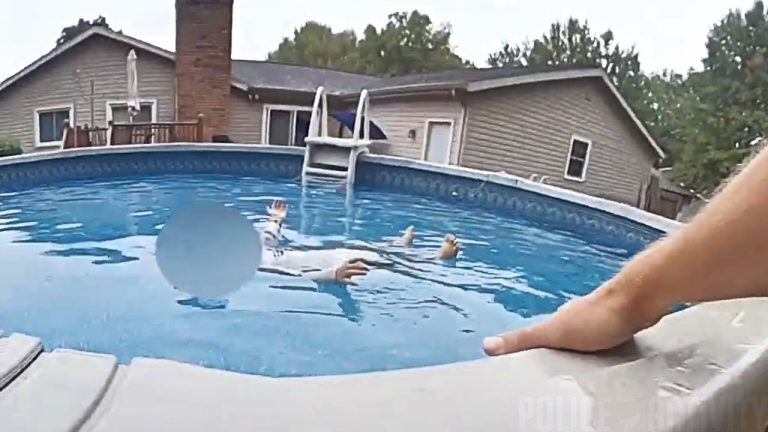 Fort Wayne Police Officer Saves Toddler From Drowning in Pool