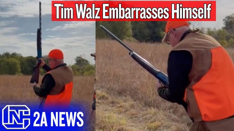 Tim Walz Embarrasses Himself Going Shooting, Can’t Load A Shotgun