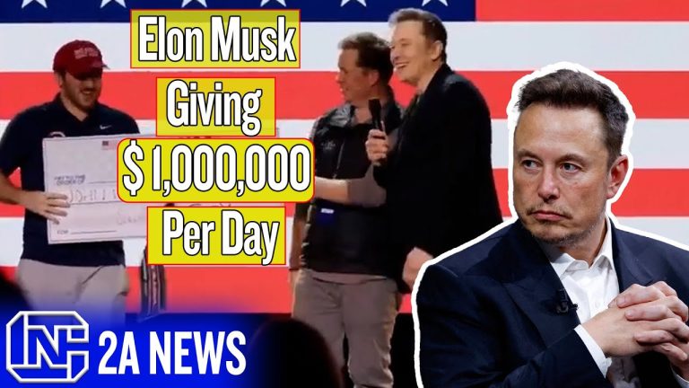 Elon Musk Giving 1 Million Dollars Per Day To 1st and 2nd Amendment Supporters