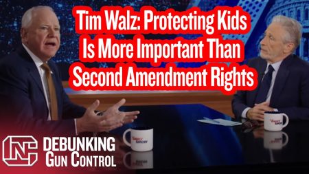 Tim Walz Says Protecting Kids Is More Important Than Second Amendment Rights, On The Daily Show