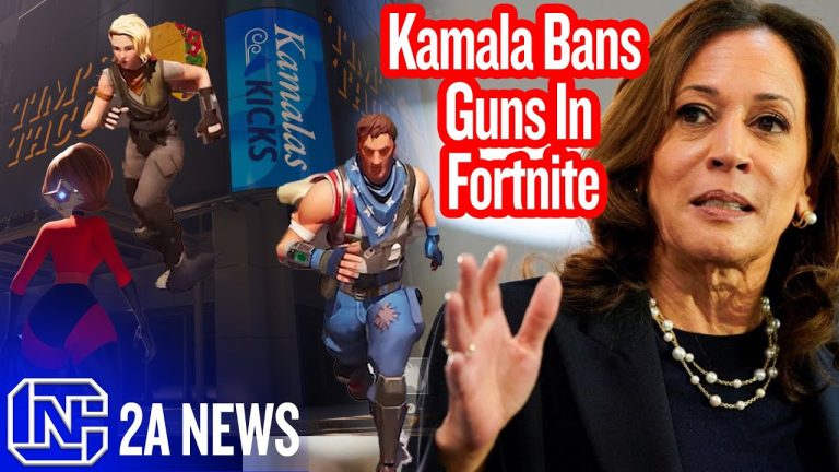 Kamala Bans Guns In Popular Shooting Game Fortnite