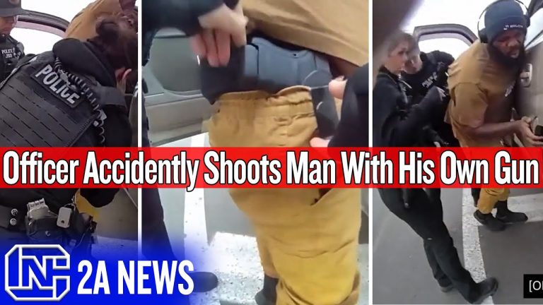 Officer Accidently Shoots Man With His Own Gun While Disarming Him During Traffic Stop