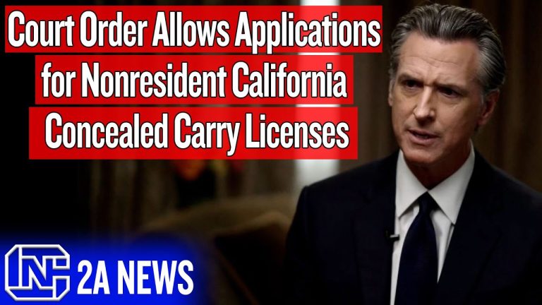 Non Residents Of California Can Now Apply For A Concealed Carry License In California