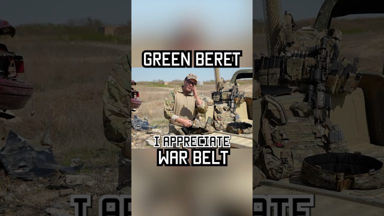 What’s in a GREEN BERET war belt? #reels #military #specialforces #greenberet #shorts