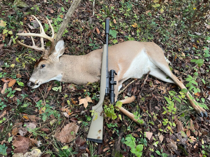 deer hunting with a suppressed bolt gun