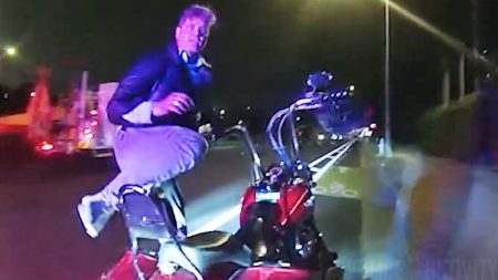Motorcyclist Grabs Officer’s Taser During Altercation Then Gets Shot